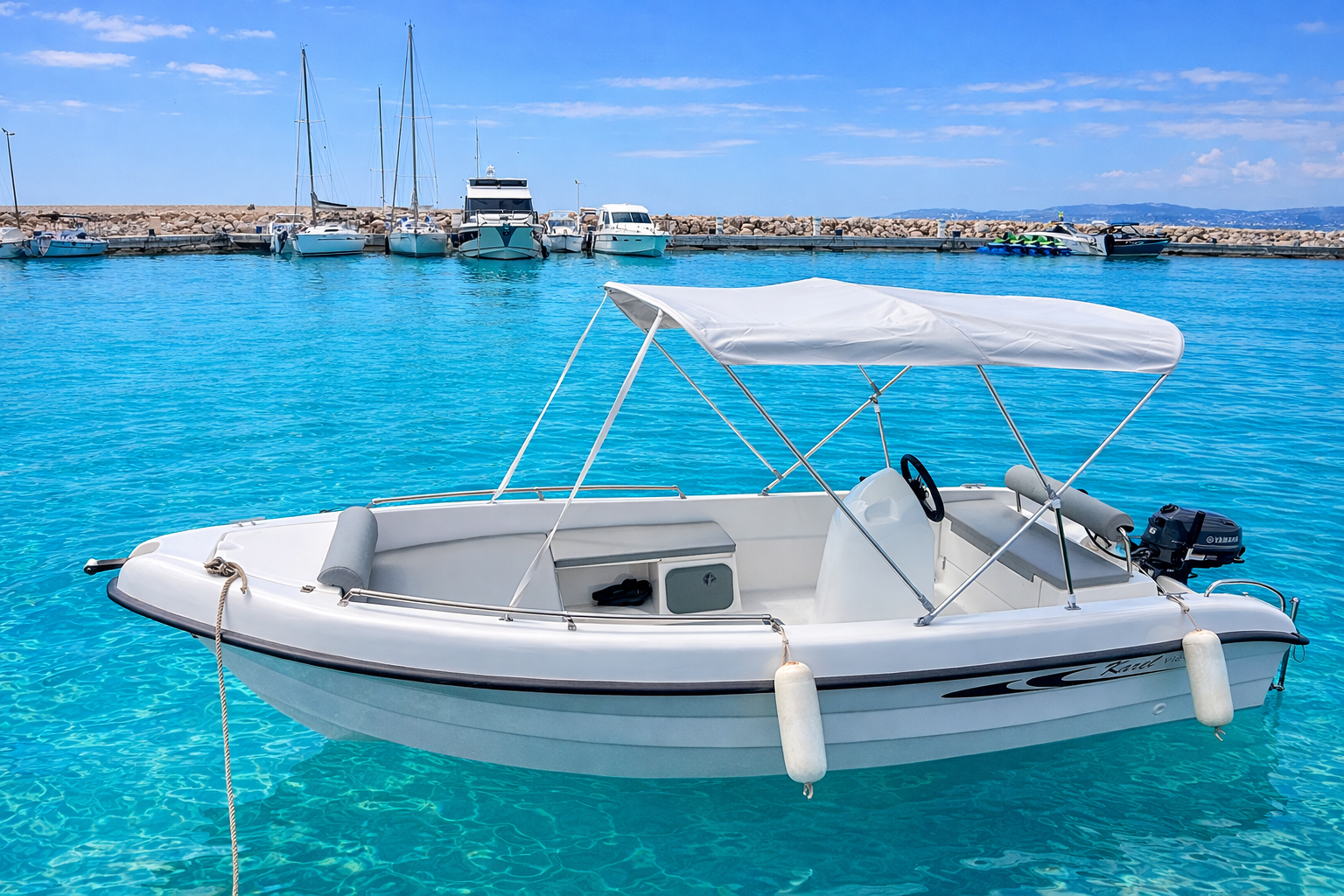 Bateau sans permis 6 pers